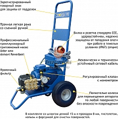 Характеристики водоструйного аппарата высокого давления Посейдон ВНА-200-15