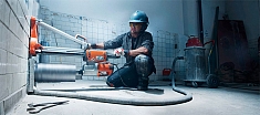 Использование водосборных коллекторов жидкого шлама Husqvarna O-образного 130 мм
