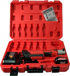 Комплектация аккумуляторного гидравлического радиального пресс-инструмента для обжима фитингов Voll V-Press